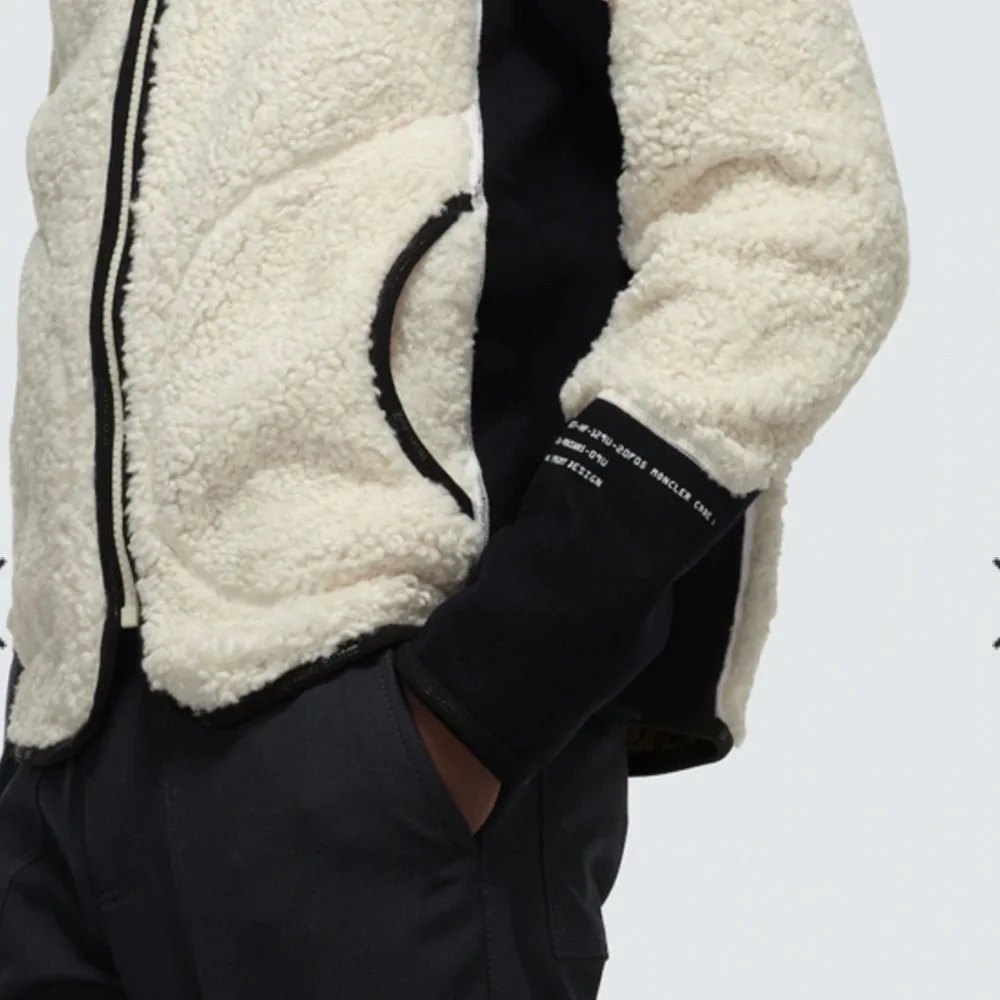 Authentic Moncler Genius Moncler Frgmt Zip Up Cardigan Jacket In White